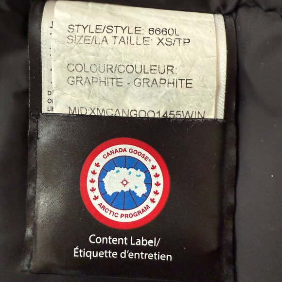 Canada Goose Women's Trillium Parka - Graphite Color - Picture 8 of 11